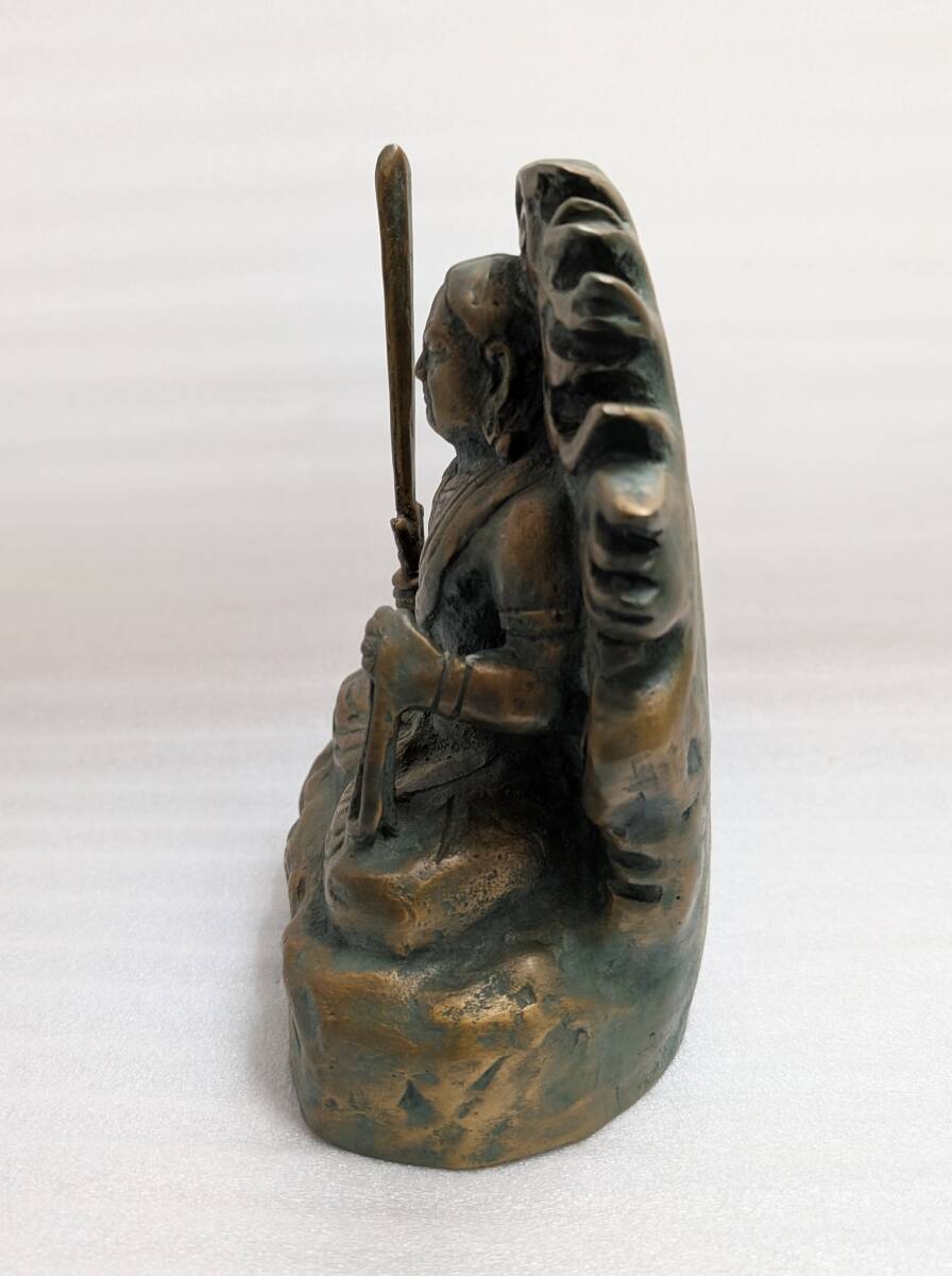 北村西望 不動明王 銅像 ブロンズ像 美術品 骨董品 高さ16.5 北村西望 不動明王 銅像 ブロンズ像 美術品 骨董品 高さ16.5