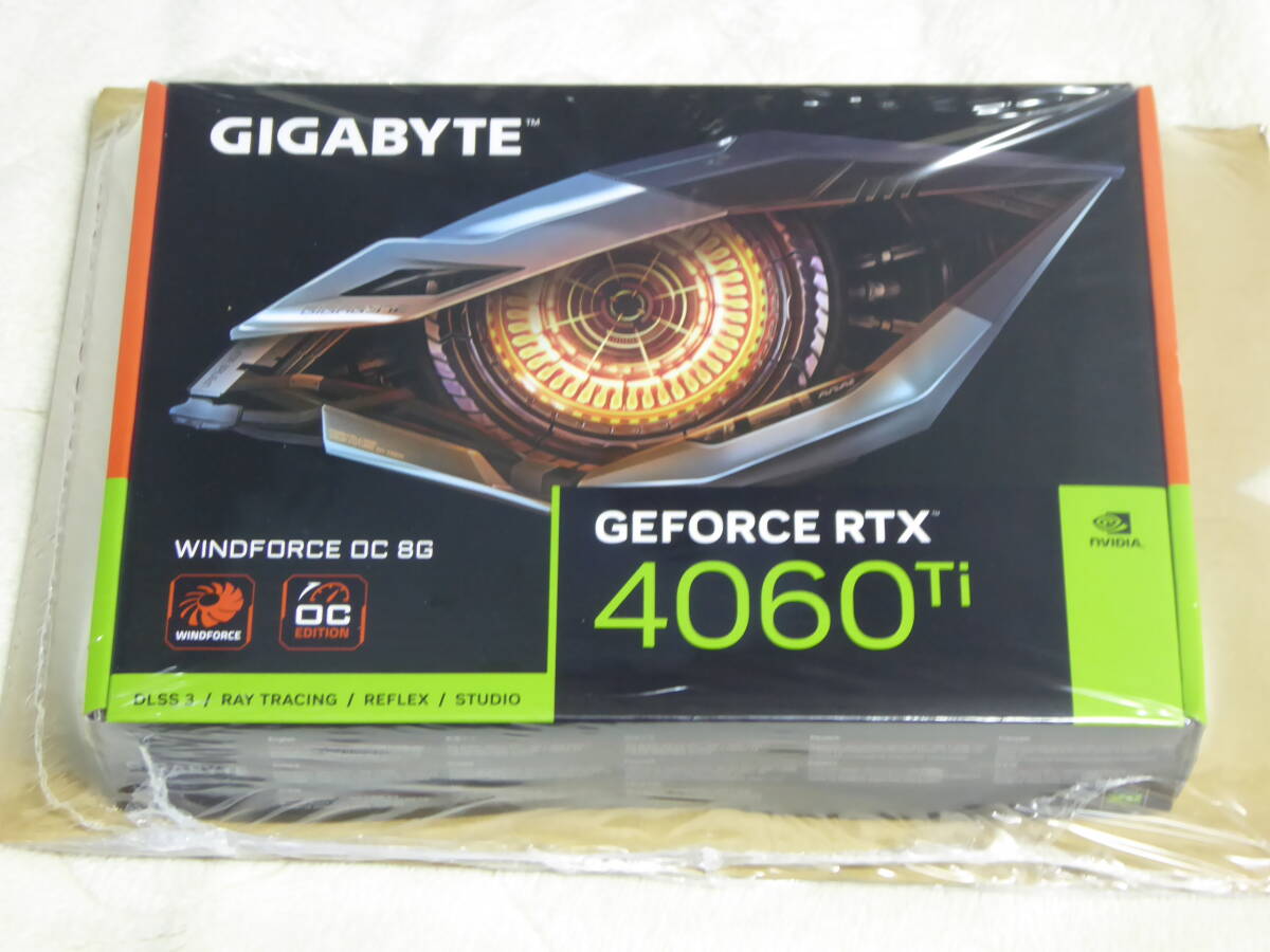 【新品未開封】NVIDIA GeForce RTX 4060 Ti 搭載 オーバークロック グラボ GV-N406TWF2OC-8GD