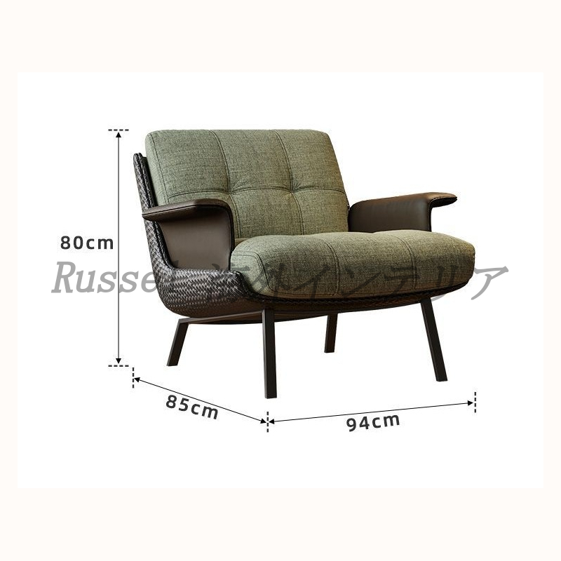 диван стул люкс подлокотник .1 местный . модный симпатичный интерьер Северная Европа стул стул офис Cafe "теплый" белый зеленый 