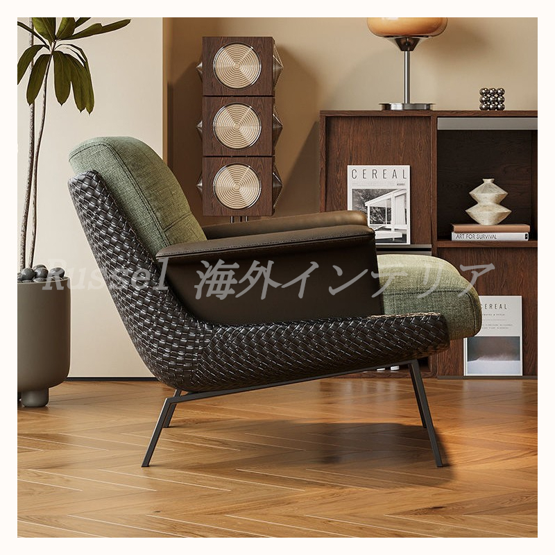  диван стул люкс подлокотник .1 местный . модный симпатичный интерьер Северная Европа стул стул офис Cafe "теплый" белый зеленый 