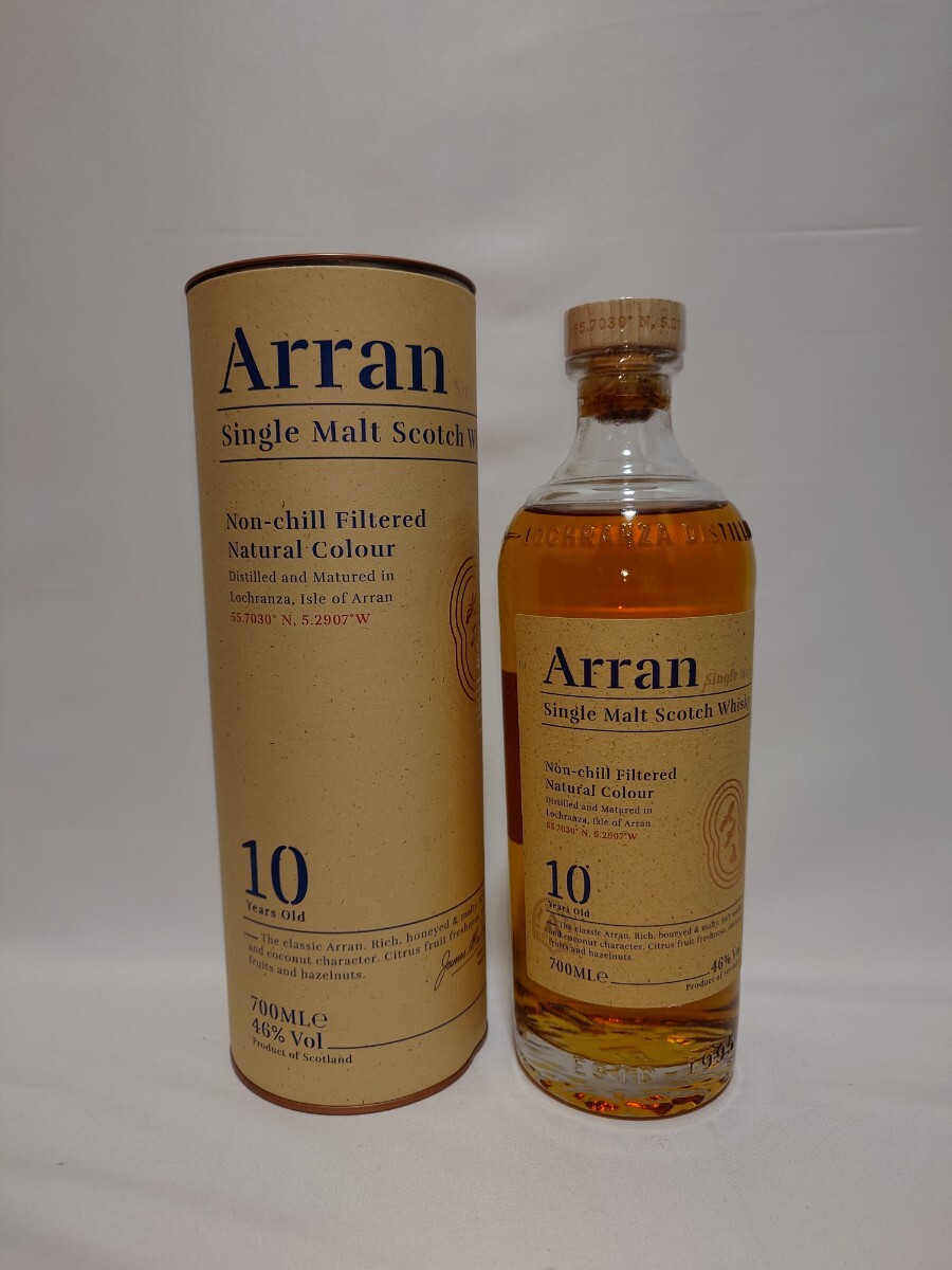 新品 未開栓シングルモルト ウイスキー Arran アラン10年 新品 未開栓シングルモルト ウイスキー Arran アラン10年