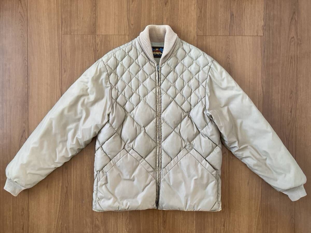 【極美品】50s 60s Eddie Bauer Shooting Star ダウンジャケット 日の出タグ エディーバウアー DOWN検)カラコラム スカイライナー 黒タグ