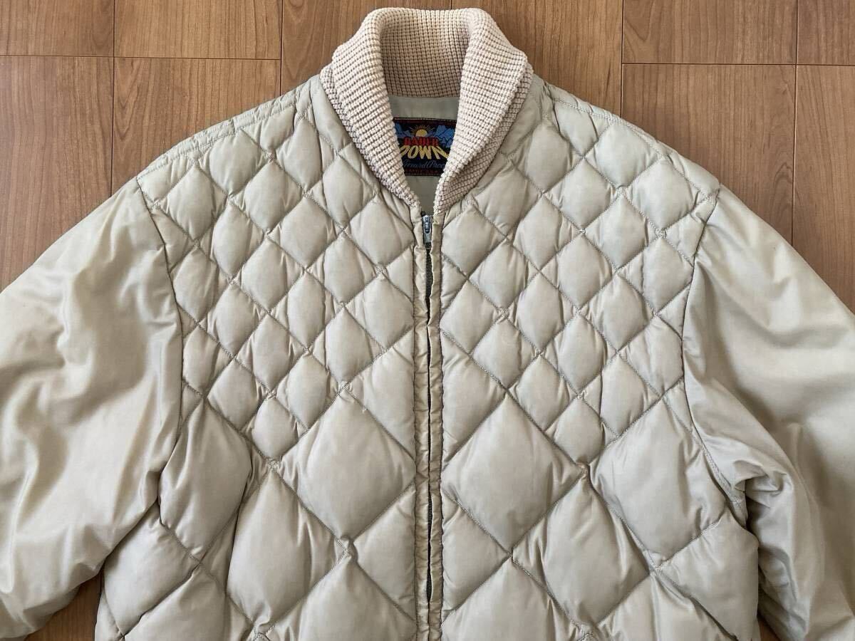 【極美品】50s 60s Eddie Bauer Shooting Star ダウンジャケット 日の出タグ エディーバウアー DOWN検)カラコラム スカイライナー 黒タグ