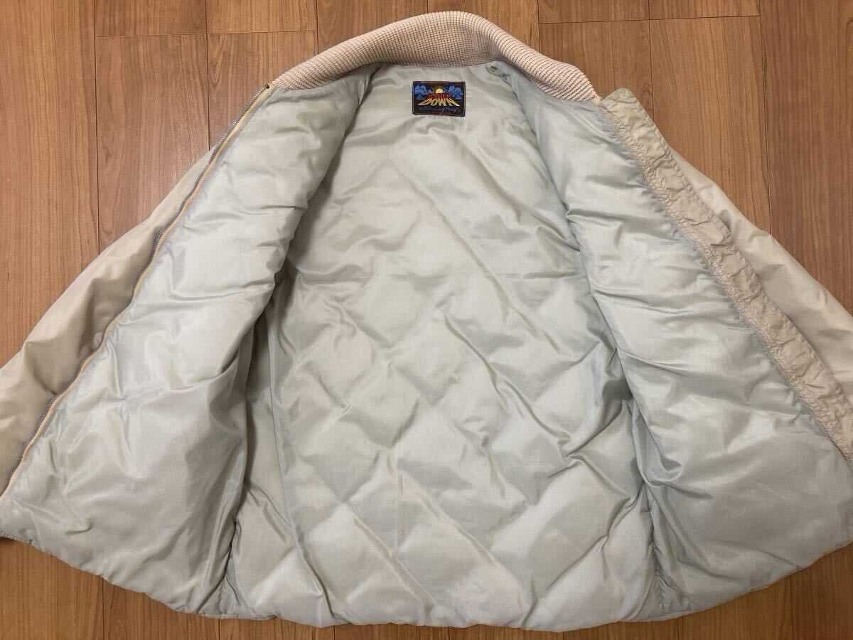 【極美品】50s 60s Eddie Bauer Shooting Star ダウンジャケット 日の出タグ エディーバウアー DOWN検)カラコラム スカイライナー 黒タグ