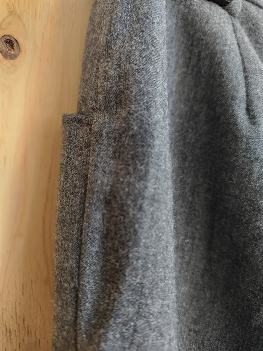 ジルサンダー　JILSANDER 38 ウール　パンツ　グレー スラックス