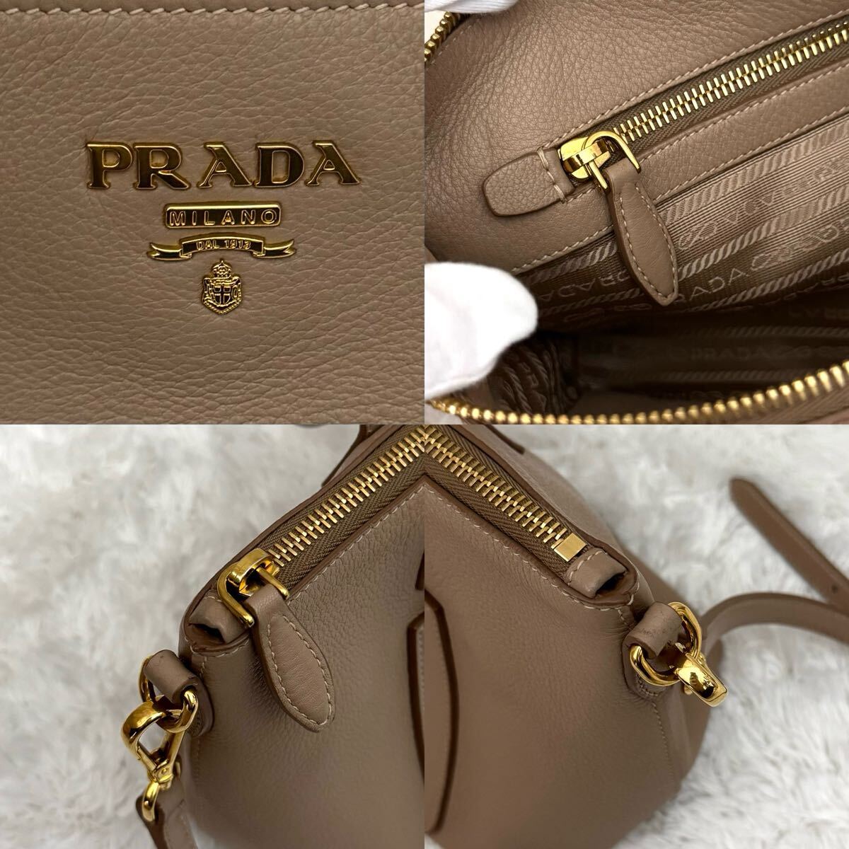 極美品 PRADA プラダ ハンドバッグ ショルダーバッグ 2way 極美品 PRADA プラダ ハンドバッグ ショルダーバッグ 2way