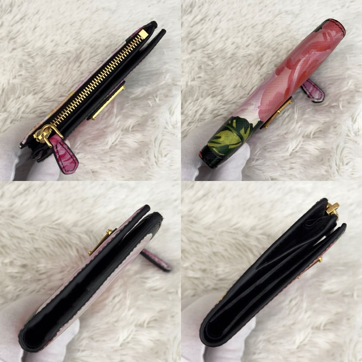 未使用級 RFID内蔵 PRADA プラダ サフィアーノレザー 財布 未使用級 RFID内蔵 PRADA プラダ サフィアーノレザー 財布