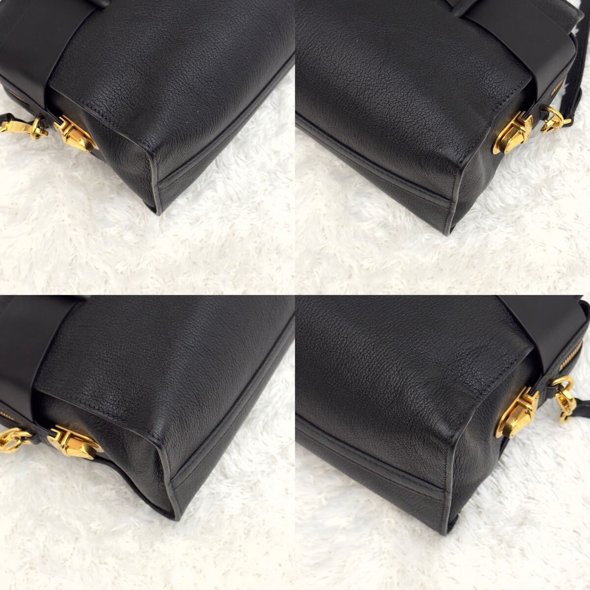 美品 MIUMIU ミュウミュウ マドラス レザー バッグ 2way 美品 MIUMIU ミュウミュウ マドラス レザー バッグ 2way
