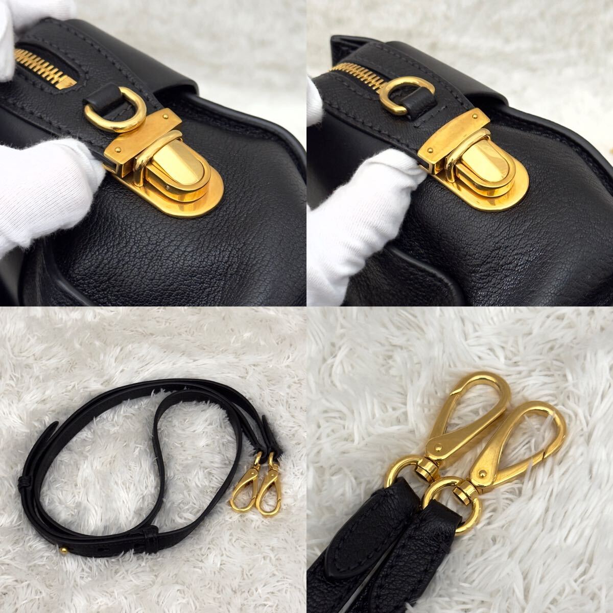美品 MIUMIU ミュウミュウ マドラス レザー バッグ 2way 美品 MIUMIU ミュウミュウ マドラス レザー バッグ 2way