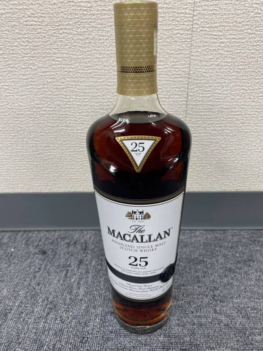 新品未開封 ザ・マッカラン The MACALLAN 25年 2021リリース 新品未開封 ザ・マッカラン The MACALLAN 25年 2021リリース