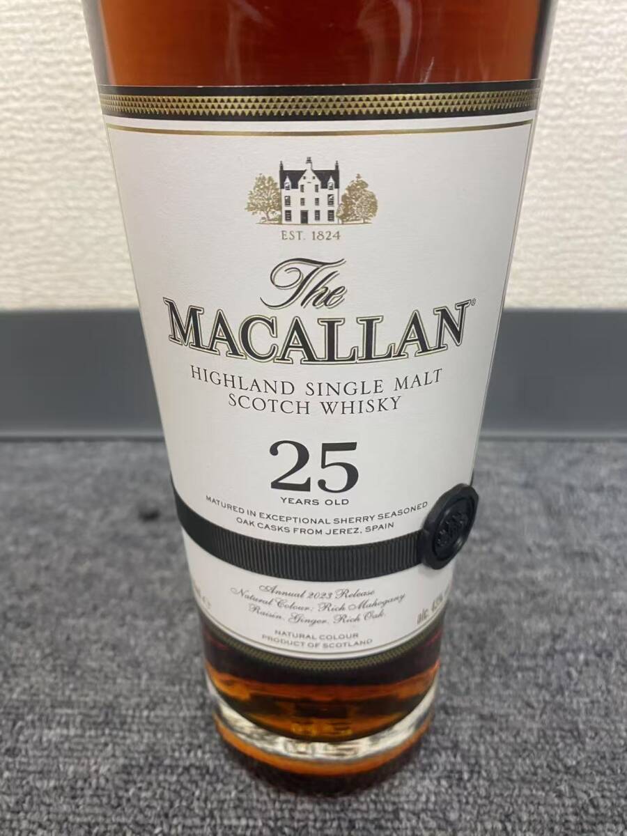 新品未開封 ザ・マッカラン The MACALLAN 25年 2023リリース 新品未開封 ザ・マッカラン The MACALLAN 25年 2023リリース