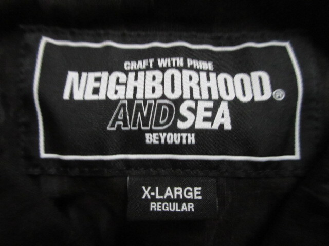 送料無料 人気コラボ即完売 BLACK XL NEIGHBORHOOD X WIND AND SEA . CAMOUFLAGE OFFICER SHIRT LS 正規(guī)品 日本制 新品未使用 タグ 付屬袋