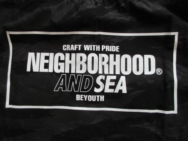 送料無料 人気コラボ即完売 BLACK XL NEIGHBORHOOD X WIND AND SEA . CAMOUFLAGE OFFICER SHIRT LS 正規(guī)品 日本制 新品未使用 タグ 付屬袋