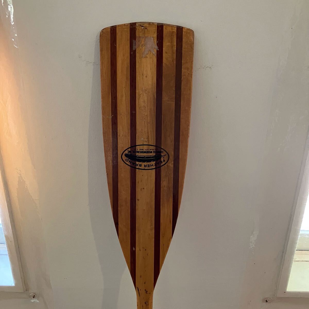 Yahoo!オークション - 木製パドル ウッドパドル カヌー用パドル