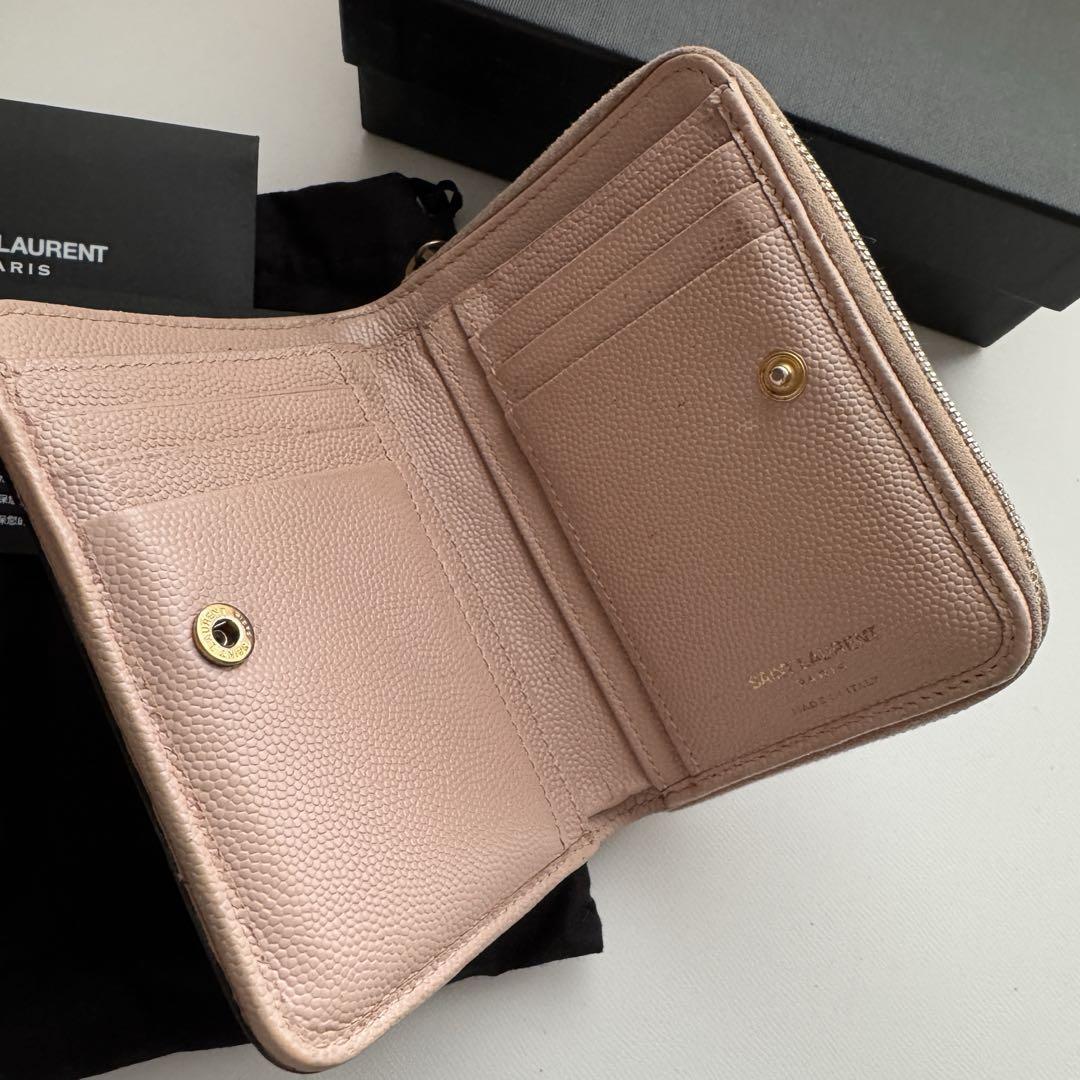 【美品】 776 Saint Laurentイブサンローラン2つ折り財布 美品】 776 Saint Laurentイブサンローラン2つ折り財布|Yahoo
