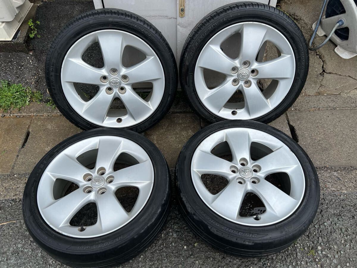 トヨタ 30プリウス ZVW30 Sツーリング 純正アルミホイール 17 トヨタ 30プリウス ZVW30 Sツーリング 純正アルミホイール 17