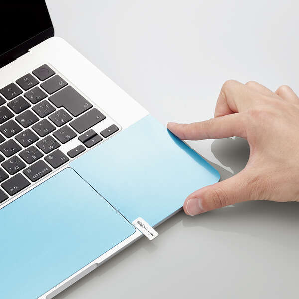 プロテクターフィルム MacBookAir15. 3インチ2023年モデル専用 トラックパッドとパームレスト部分を傷から守る専用サイズ: PKT-MBA1523