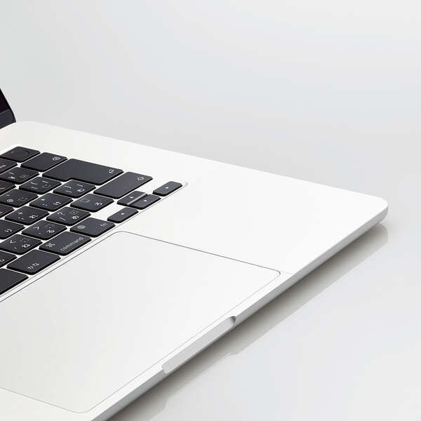 プロテクターフィルム MacBookAir15. 3インチ2023年モデル専用 トラックパッドとパームレスト部分を傷から守る専用サイズ: PKT-MBA1523