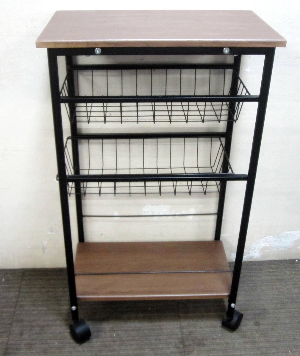 ニトリ　隙間ワゴンバリオ　SWG30　2021年制　高さ85x幅50x奧行30㎝　キッチンワゴン キッチンラック NITORI　シンプル　キャスター付き