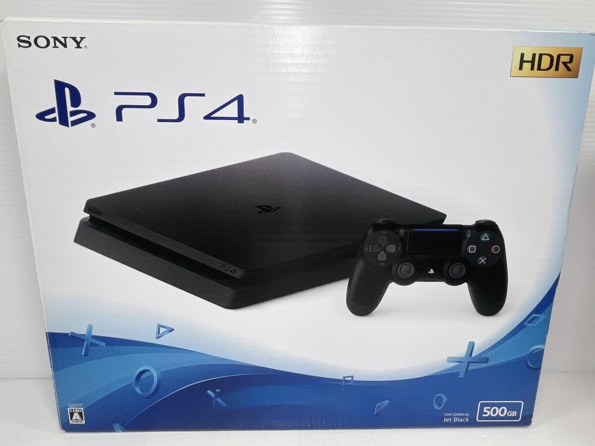 1円】PS4 本体/箱 セット 500GB ブラック SONY PlayStation4 CUH