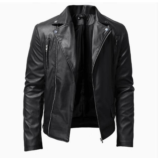レザージャケット メンズ ライダースジャケット 革ジャン 皮ジャンバイクジャケット ジャケット オシャレ春秋冬 S~5XL 青
