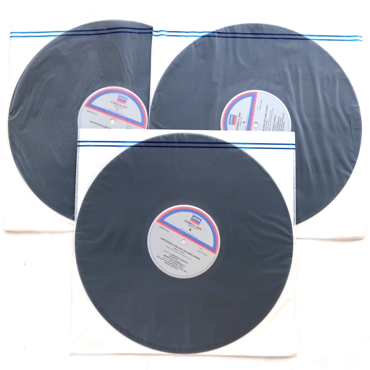 LP クック ライトモティーフ ワーグナー ニーベルングの指環 解説レコード 篠田英之介 ショルティ ウィーンフィル IL-1007/9 3枚組BOX_画像2