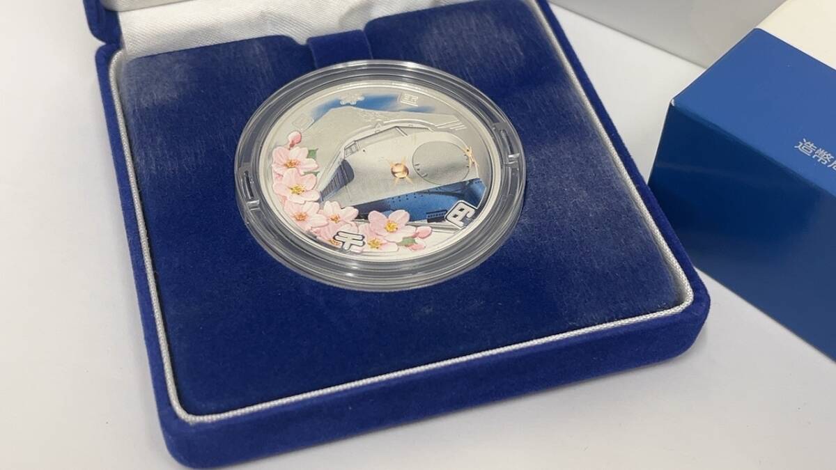 170 新幹線鉄道開業50周年記念 千円銀貨幣 1000円銀貨 31.1g 170 新幹線鉄道開業50周年記念 千円銀貨幣 1000円銀貨 31.1g