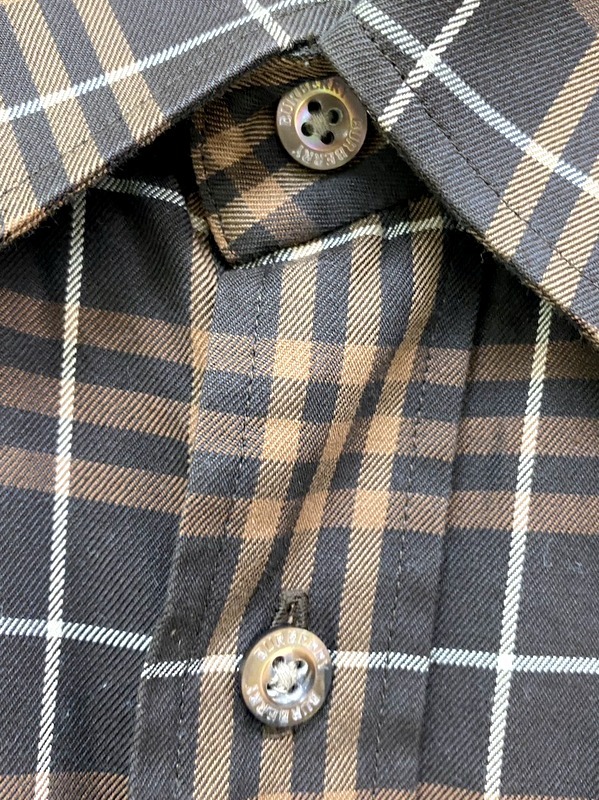 BURBERRY LONDON 長袖シャツ ノバチェック ブラウン メンズ L BURBERRY LONDON 長袖シャツ ノバチェック ブラウン メンズ L