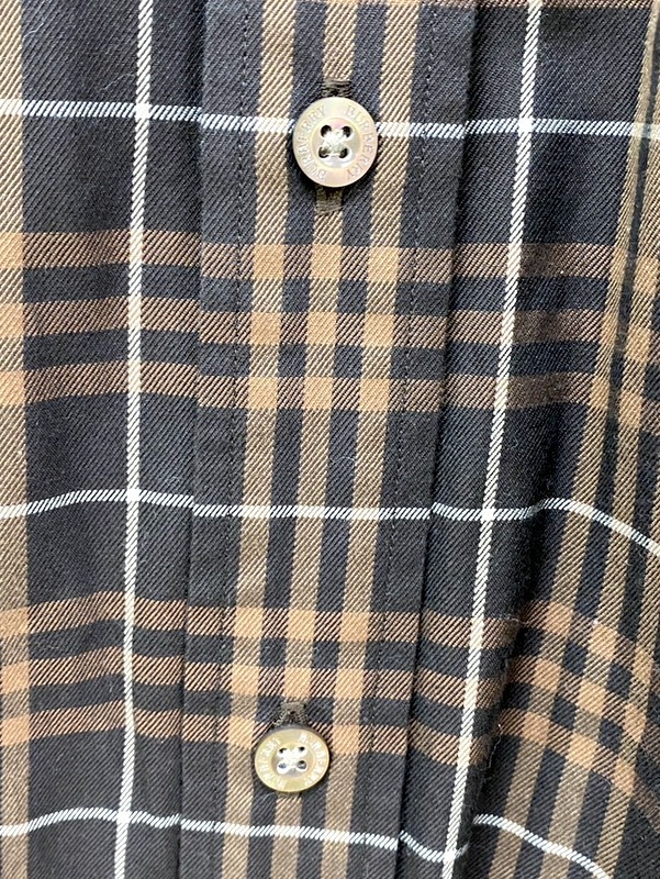 BURBERRY LONDON 長袖シャツ ノバチェック ブラウン メンズ L BURBERRY LONDON 長袖シャツ ノバチェック ブラウン メンズ L
