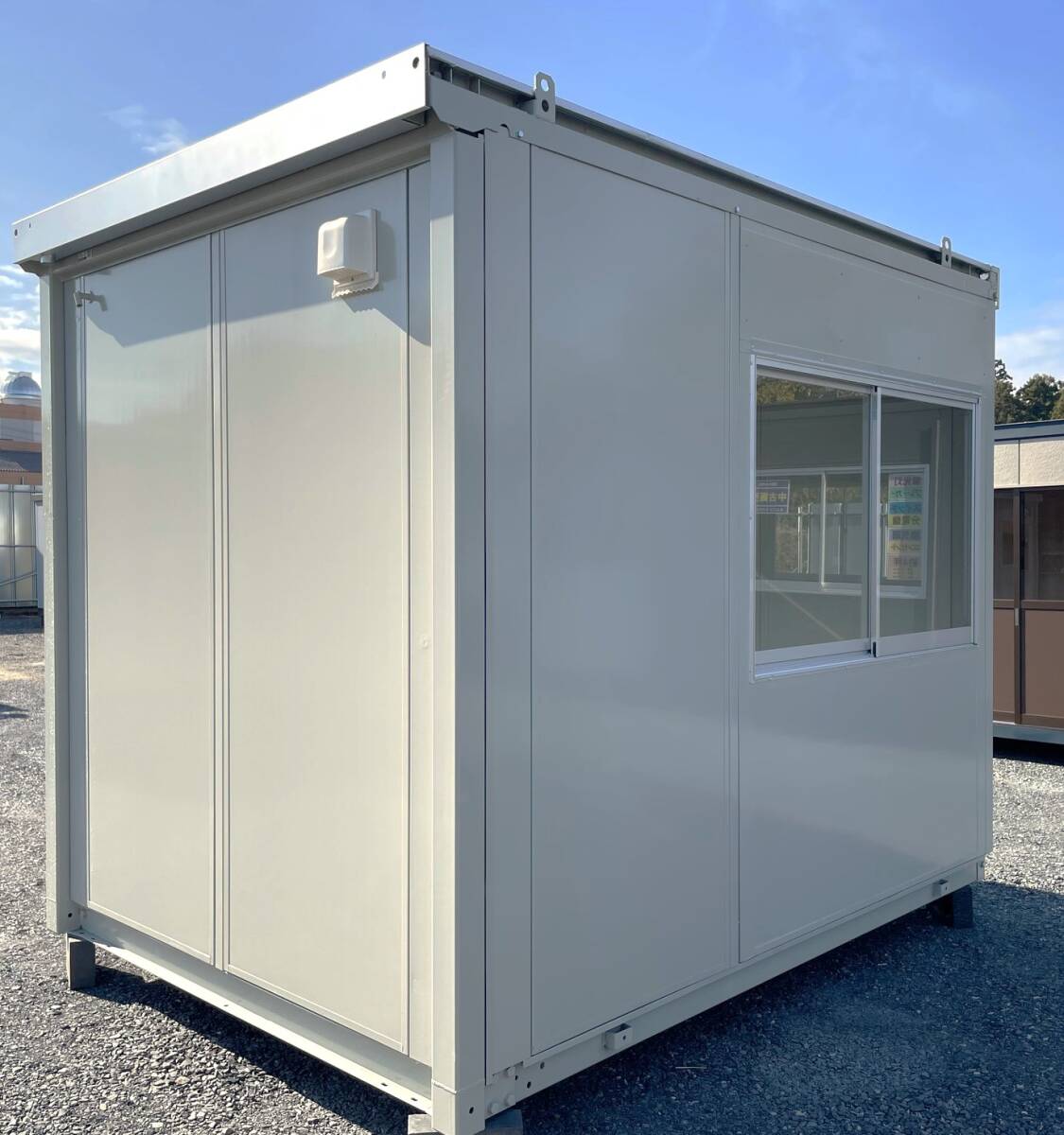 ☆未使用 基礎込! 中古ユニットハウス2.2坪 プレハブ 仮設 ☆未使用 基礎込! 中古ユニットハウス2.2坪 プレハブ 仮設
