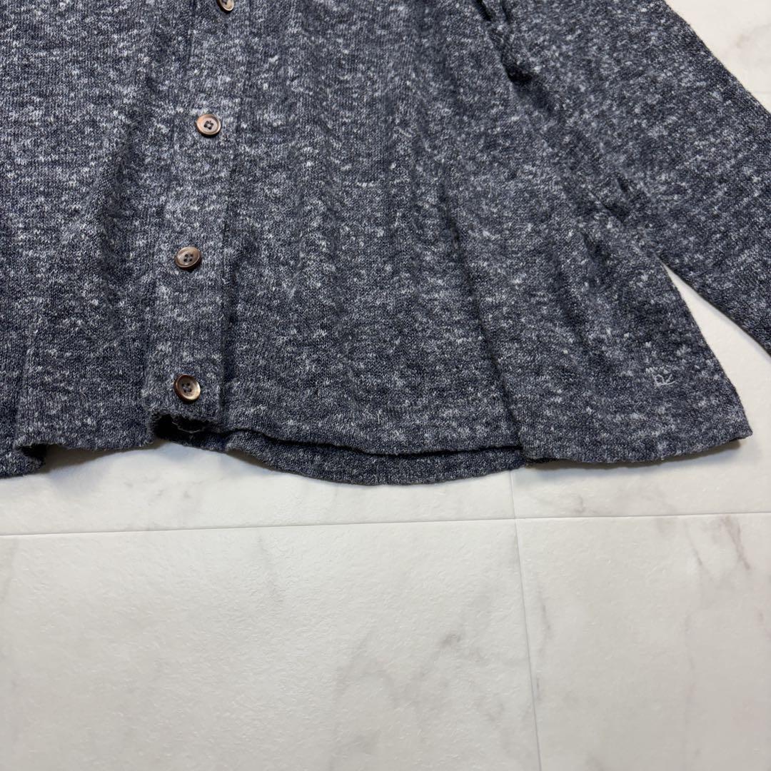 45R モンサンミッシェル超ガーゼのカーディガン 2 ロゴ刺繍 近年 45R モンサンミッシェル超ガーゼのカーディガン 2 ロゴ刺繍 近年