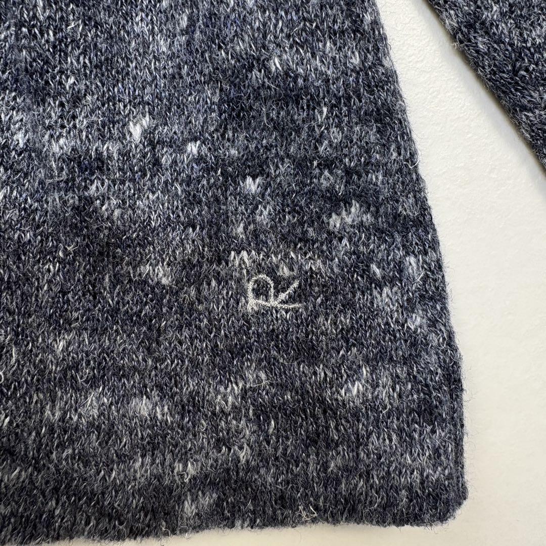 45R モンサンミッシェル超ガーゼのカーディガン 2 ロゴ刺繍 近年 45R モンサンミッシェル超ガーゼのカーディガン 2 ロゴ刺繍 近年