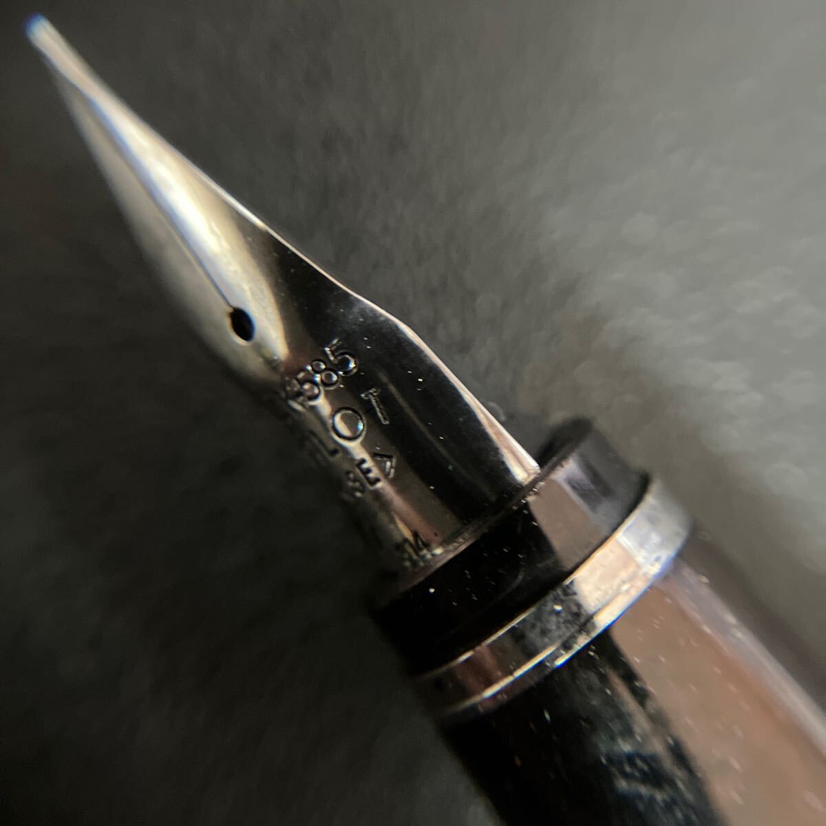 パイロット PILOT 万年筆 ペン先 14K-585 ブラック シルバー