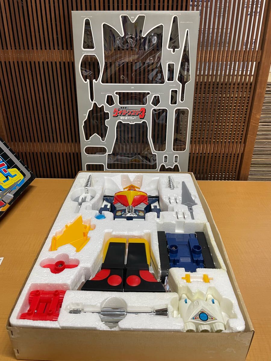 ダイターン3 電動巨大セット 無敵鋼人 当時物 クローバー ダイターン3 電動巨大セット 無敵鋼人 当時物 クローバー