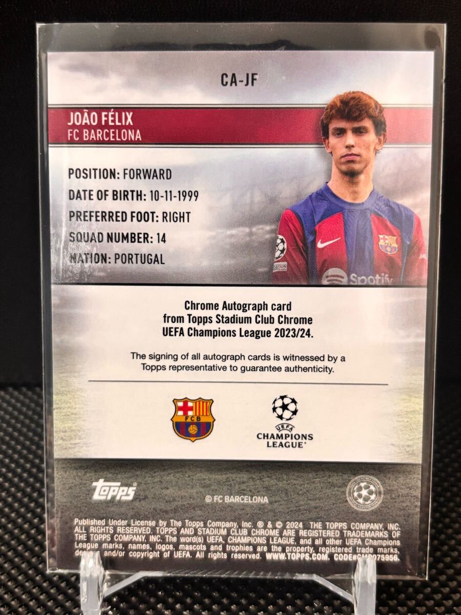 50枚限定】 2024 Topps Stadium Club Chrome UCL Joao Felix 50枚限定】 2024 Topps Stadium Club Chrome UCL Joao Felix