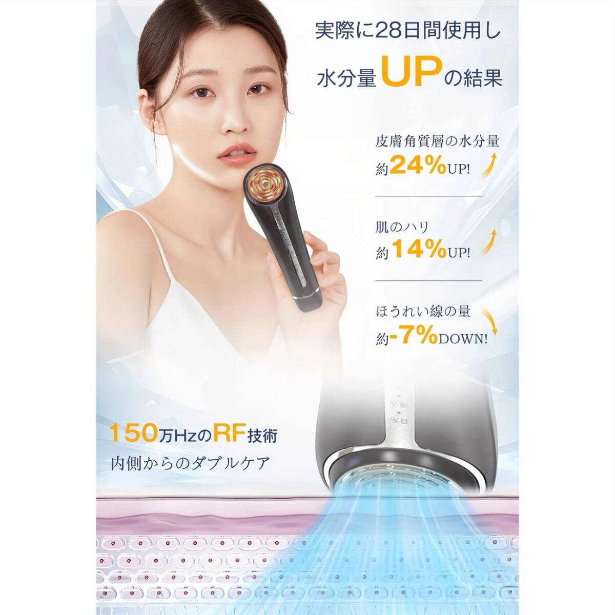 美品】5in1 LED 美顔器 フェイシャル&ネックマッサージャー USB 美品】5in1 LED 美顔器 フェイシャル&ネックマッサージャー USB