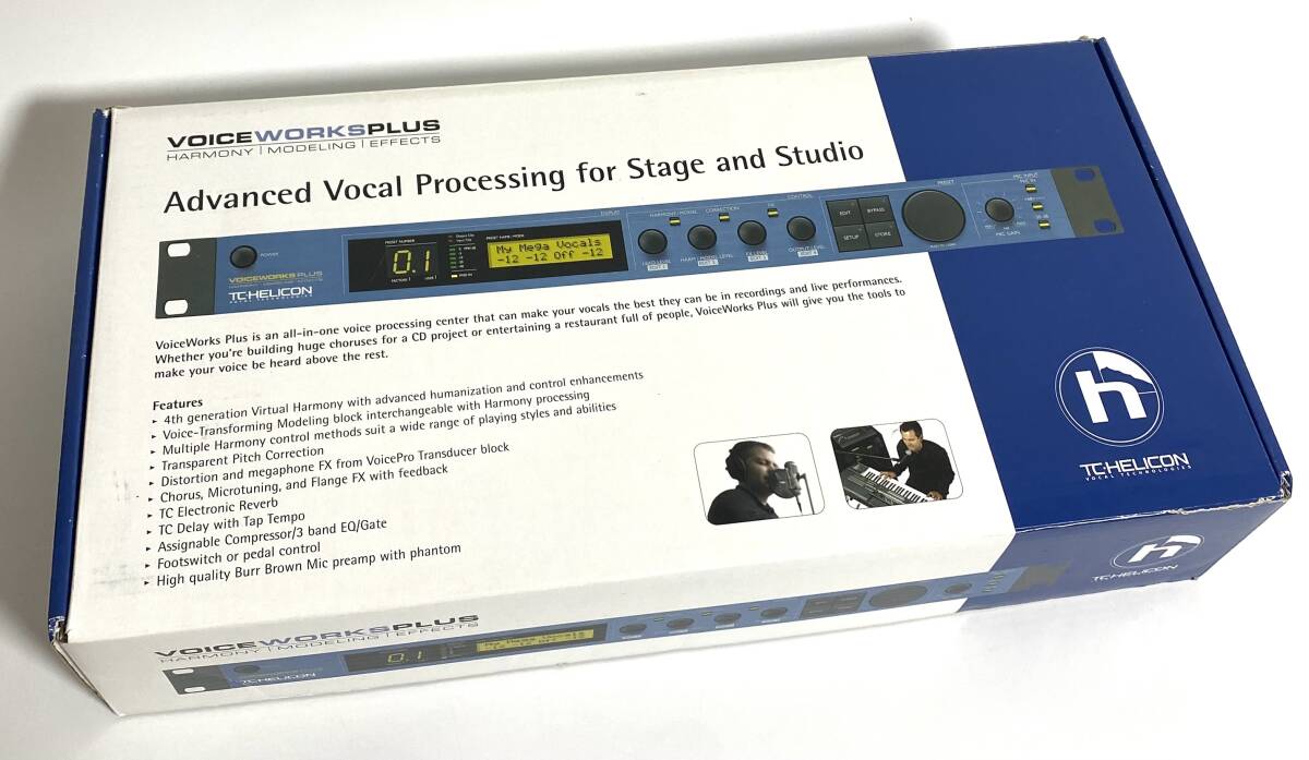 * первоклассный прекрасный товар / гарантия работы * TC Helicon Voice Works Plus FW1.21 Vocal эффектор voice changer чай si-he Rico nI250428