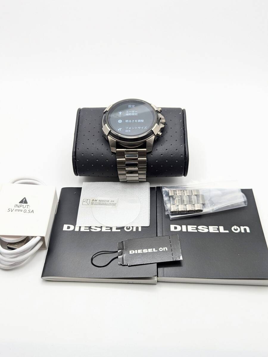 DIESEL ディーゼル 時計 スマートウォッチ ブラック フルガード DIESEL ディーゼル 時計 スマートウォッチ ブラック フルガード
