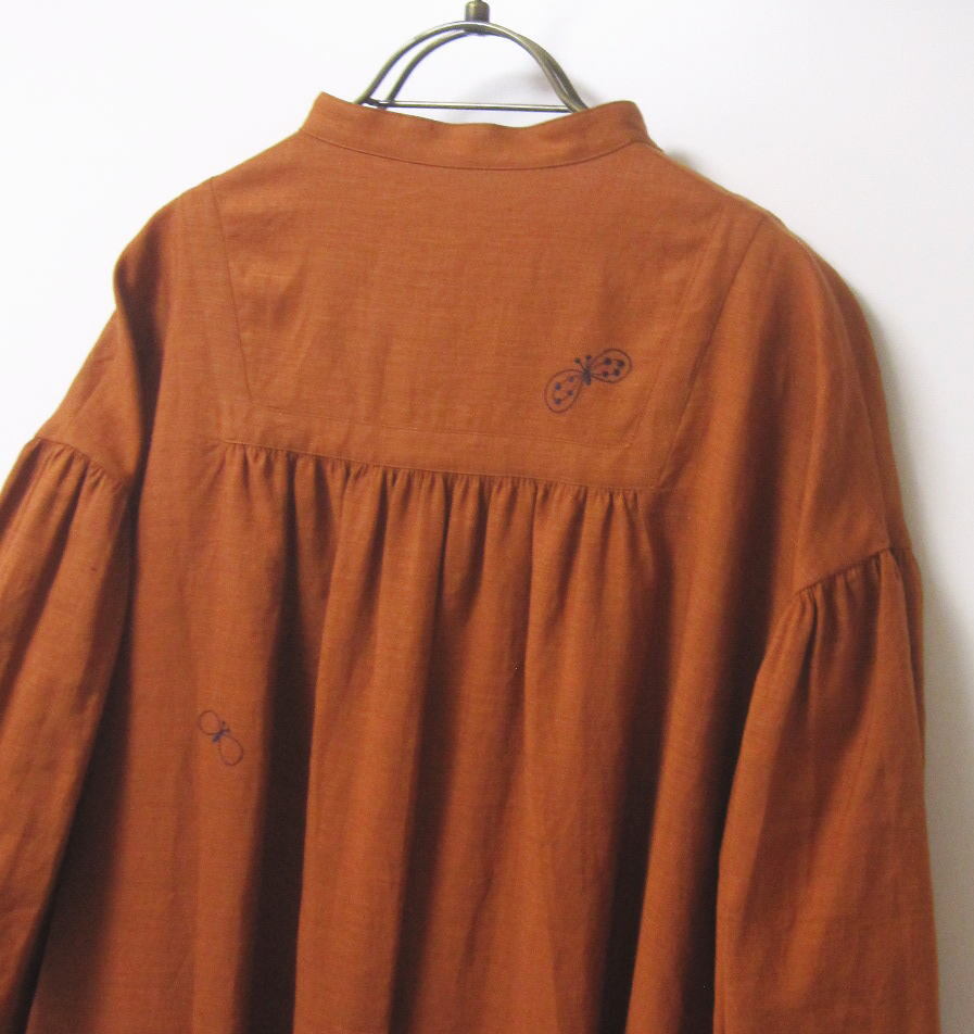  быстрое решение новый товар с биркой mina perhonen 2024ss ami платье цвет brown размер 38ami One-piece mina perhonen 