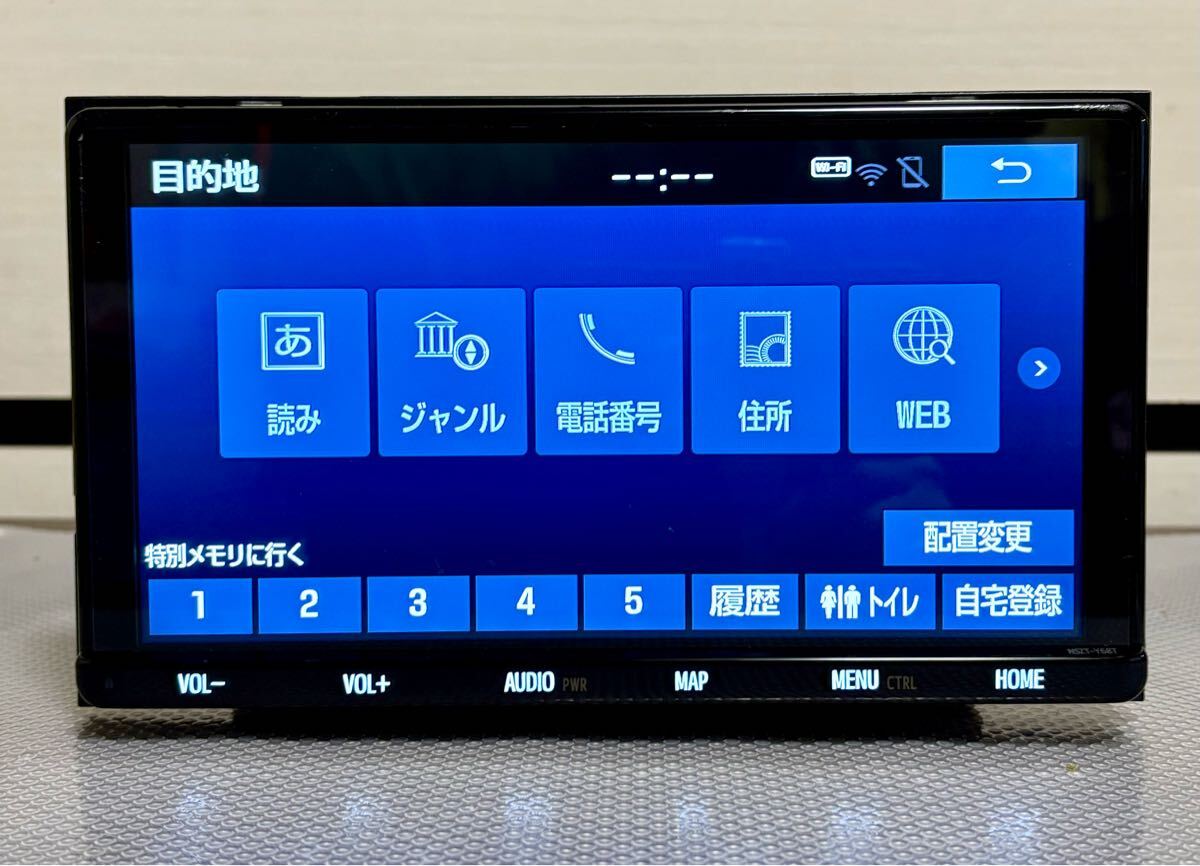 美品) トヨタ純正 SDナビ NSZT-Y68T 地図データ2018年 美品) トヨタ純正 SDナビ NSZT-Y68T 地図データ2018年