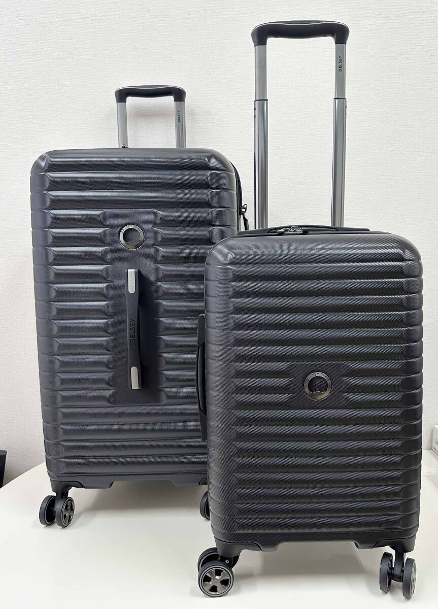展示品 デルセー 30インチ 87L スーツケース グレー TSAロック付き 未使用 2個 セット コストコ DELSEY スーツケース ブラック 83L