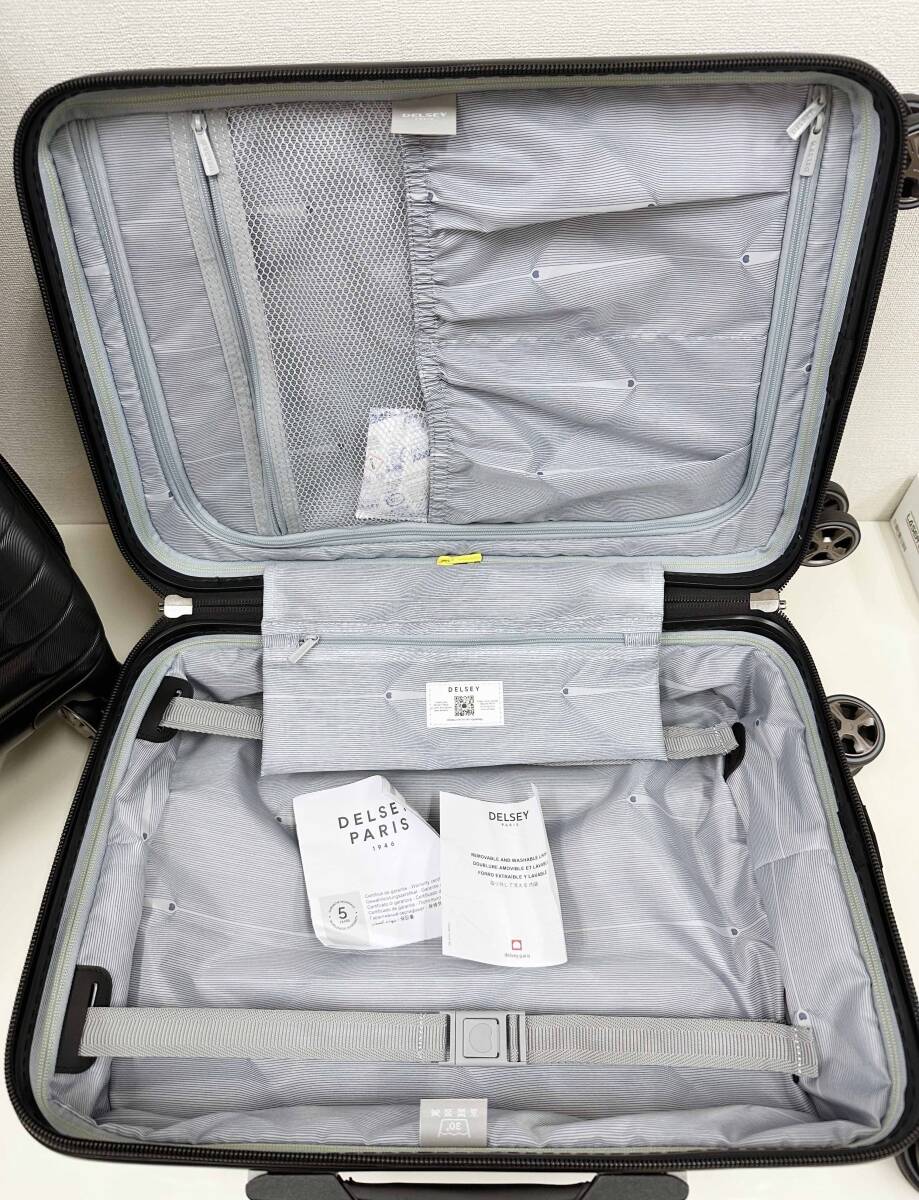 展示品 デルセー 30インチ 87L スーツケース グレー TSAロック付き 未使用 2個 セット コストコ DELSEY スーツケース ブラック 83L