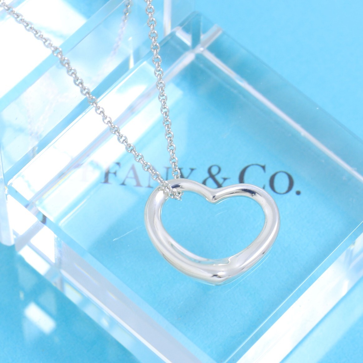 ティファニー TIFFANY オープンハートネックレス 42センチ 1922 ティファニー TIFFANY オープンハートネックレス 42センチ 1922