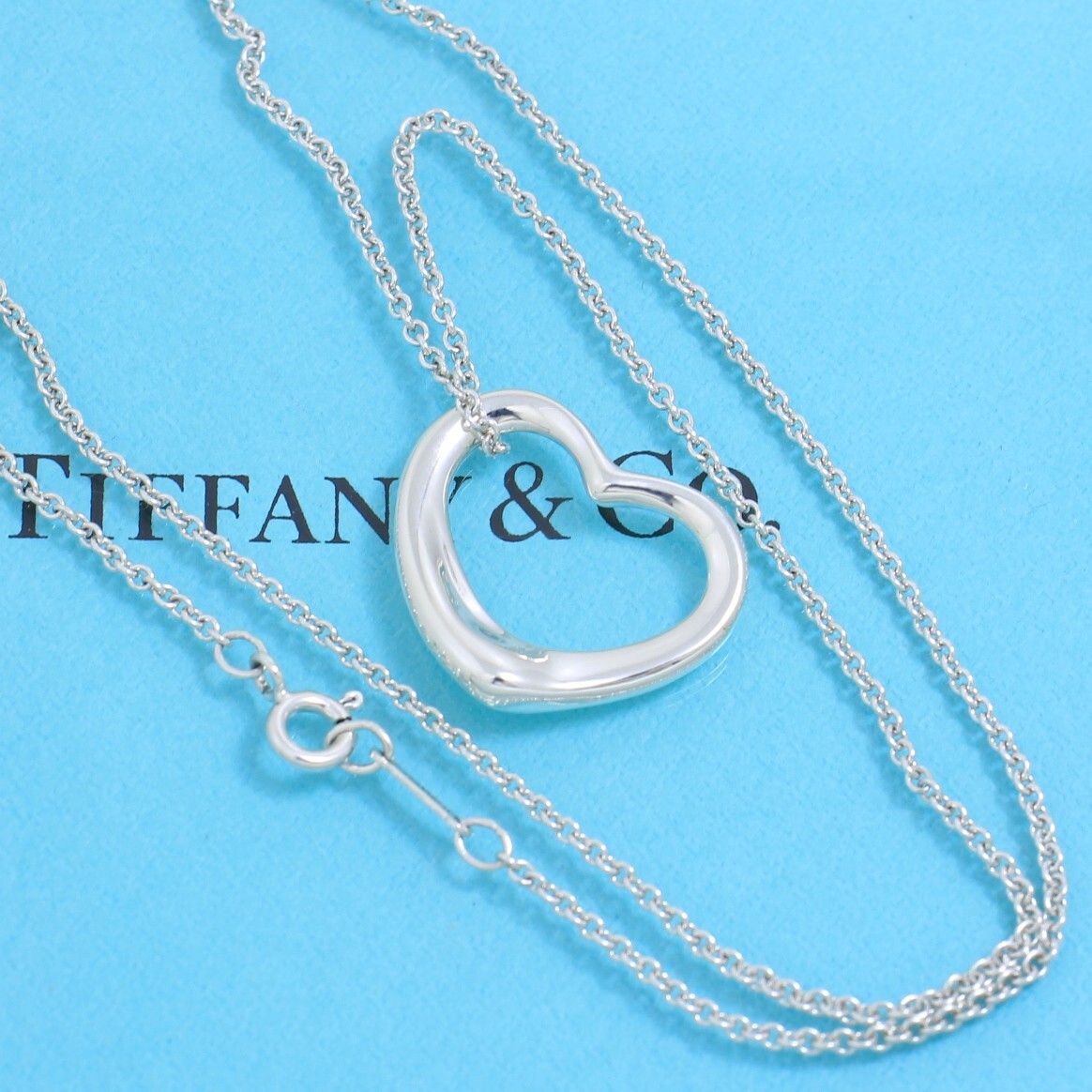 ティファニー TIFFANY オープンハートネックレス 42センチ 1922 ティファニー TIFFANY オープンハートネックレス 42センチ 1922