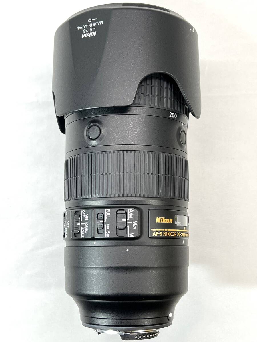 □ Nikon ニコン AF-S NIKKOR 70-200mm 1:2.8E FL ED N VR 望遠 □ Nikon ニコン AF-S NIKKOR 70-200mm 1:2.8E FL ED N VR 望遠