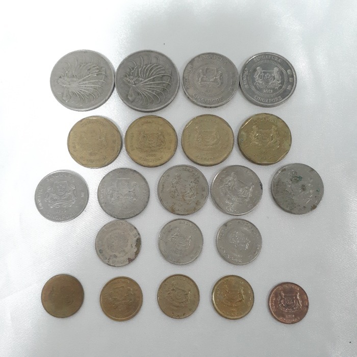 シンガポール 新 旧 硬貨 古銭 記念硬貨 コイン ミノカサゴ シンガポール 新 旧 硬貨 古銭 記念硬貨 コイン ミノカサゴ