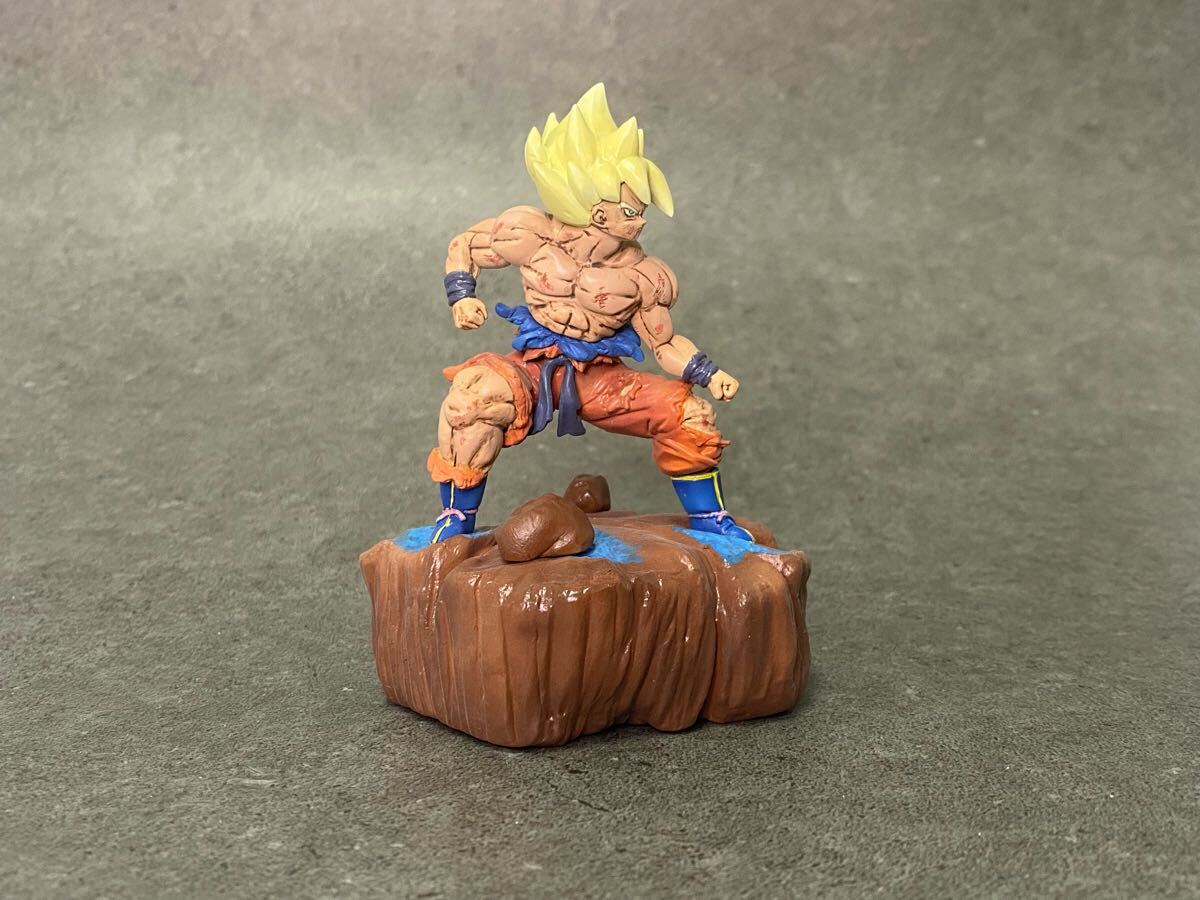 HGドラゴンボール 超サイヤ人 孫悟空 改修 リペイント HGドラゴンボール 超サイヤ人 孫悟空 改修 リペイント