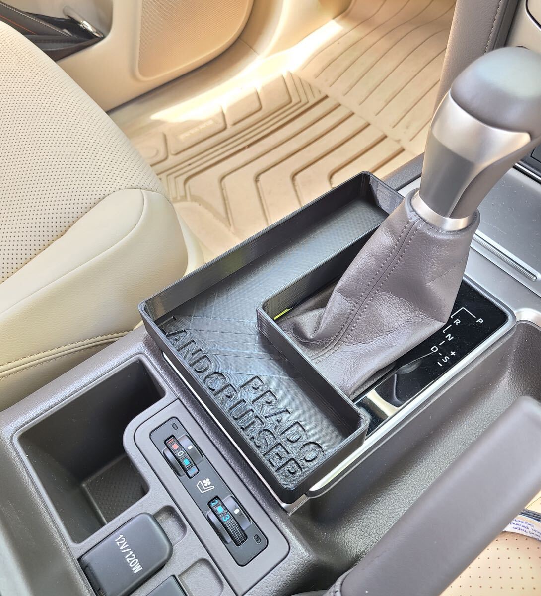 NEW】ランドクルーザープラド 150後期 L字型小物置き コンソール NEW】ランドクルーザープラド 150後期 L字型小物置き コンソール