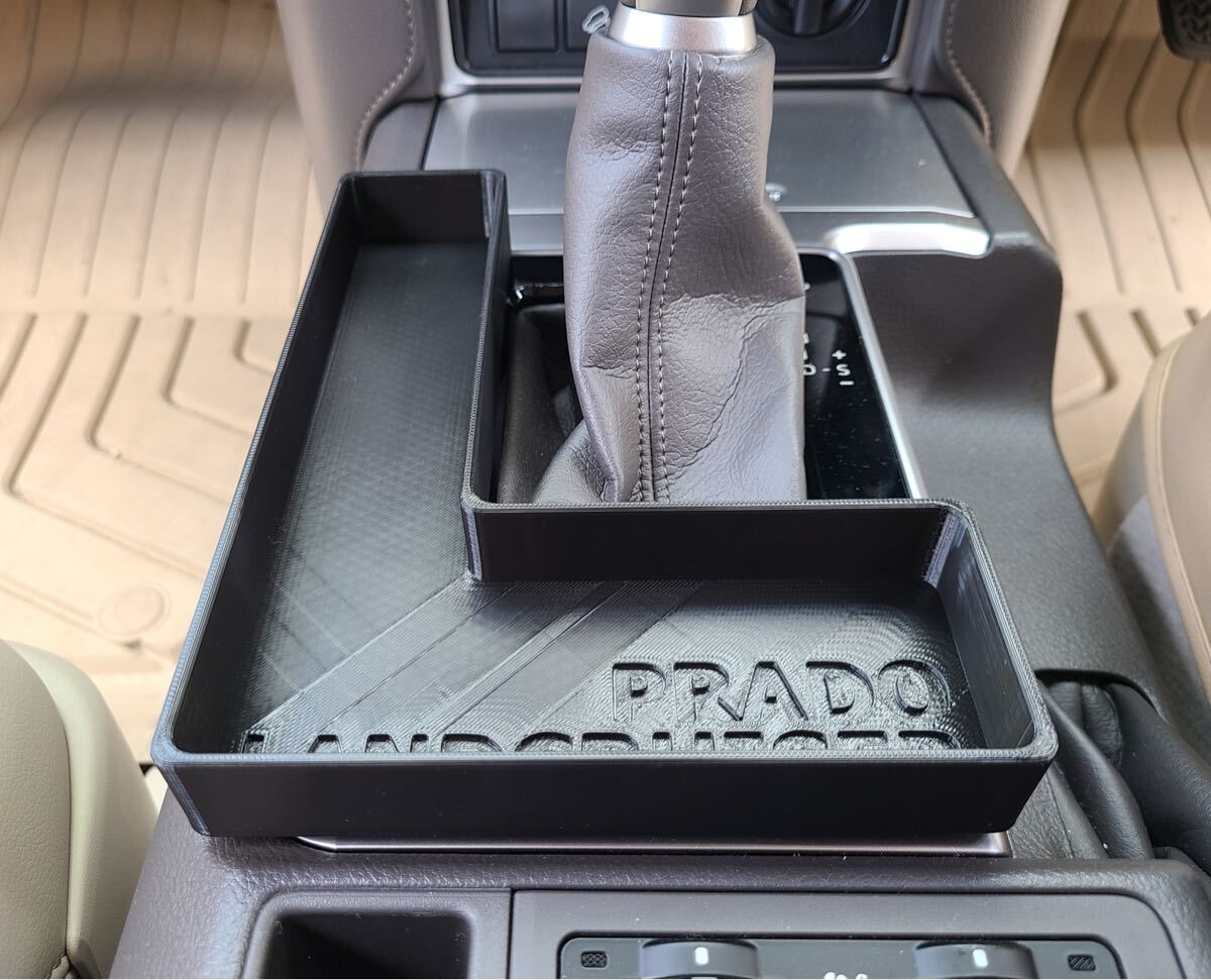 NEW】ランドクルーザープラド 150後期 L字型小物置き コンソール NEW】ランドクルーザープラド 150後期 L字型小物置き コンソール