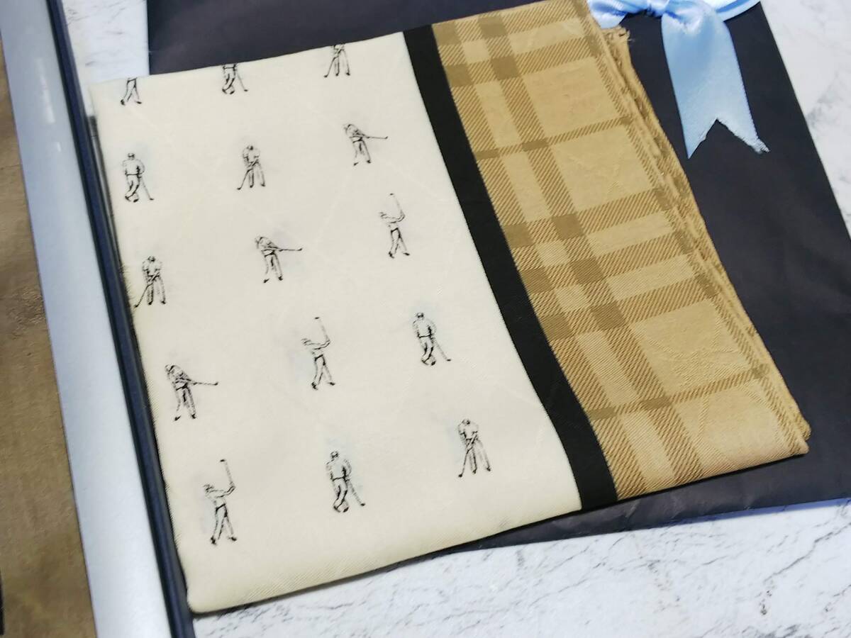 4109○BURBERRY バーバリー 未使用 ハンカチセット(服飾小物 4109○BURBERRY バーバリー 未使用 ハンカチセット(服飾小物